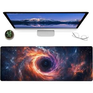 Ainori Space Planets Gaming Mouse Extended Pad XL Desk Mat 31.5x12 Non Slip NEW